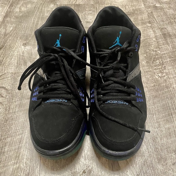 Nike Air Jordan Flight 23 Sneakers Men 10 Blue Lagoon Black Purple 317820-013 - Picture 4 of 7